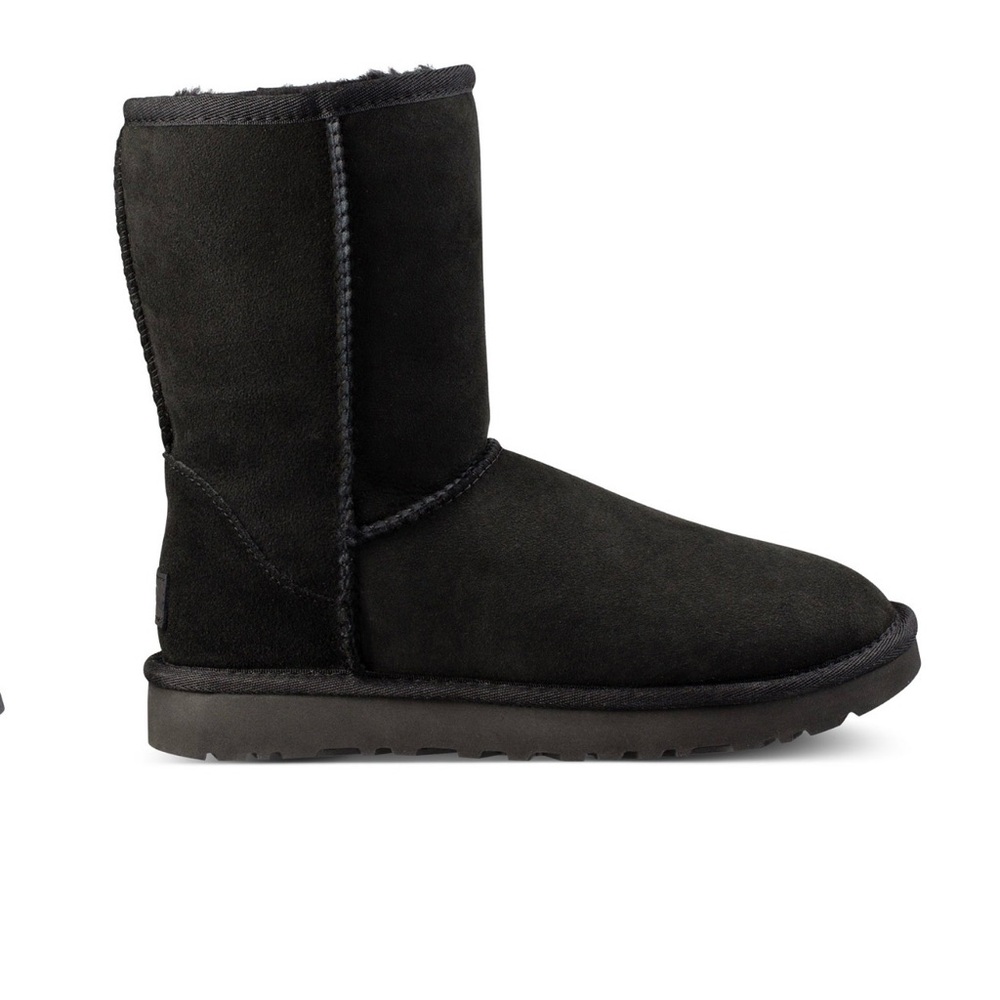 UGG Women's Short Winter Boots - Black worn once  Like New 7